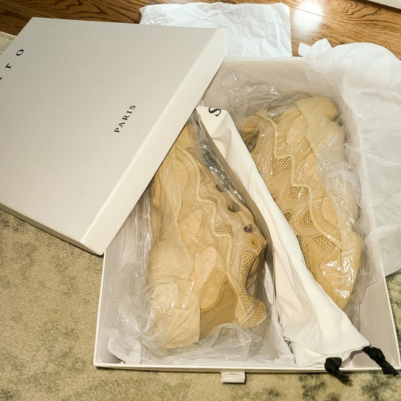 Sandro Atomic Monochrome Chunky  Dad Sneakers - Picture 3 of 12